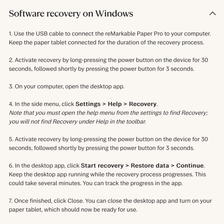 The steps you will need to take if connected to a Windows machine.