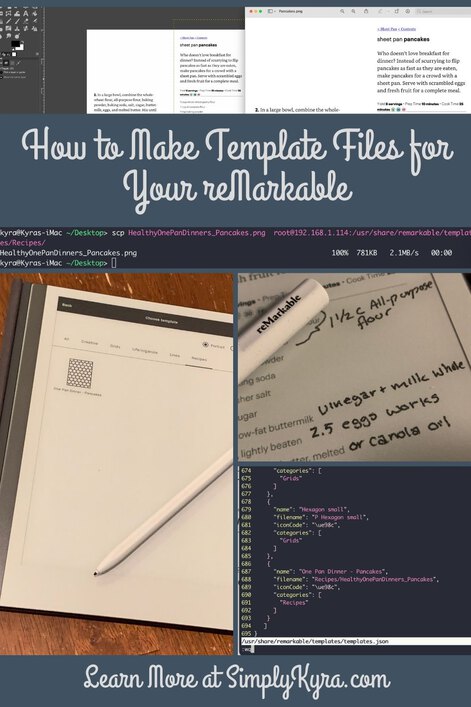 Draw & Use Custom Templates for the reMarkable 2 (No tools, no