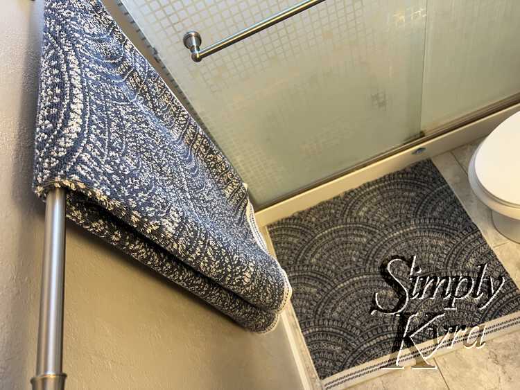 Shower towel online mat